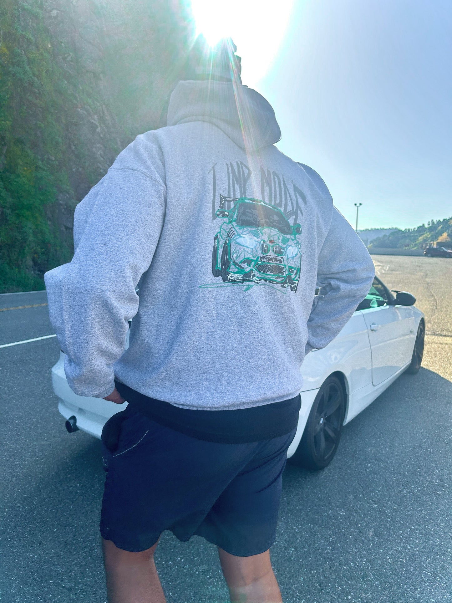BMW Limp Mode Car Design Hoodie - Very Expensive*