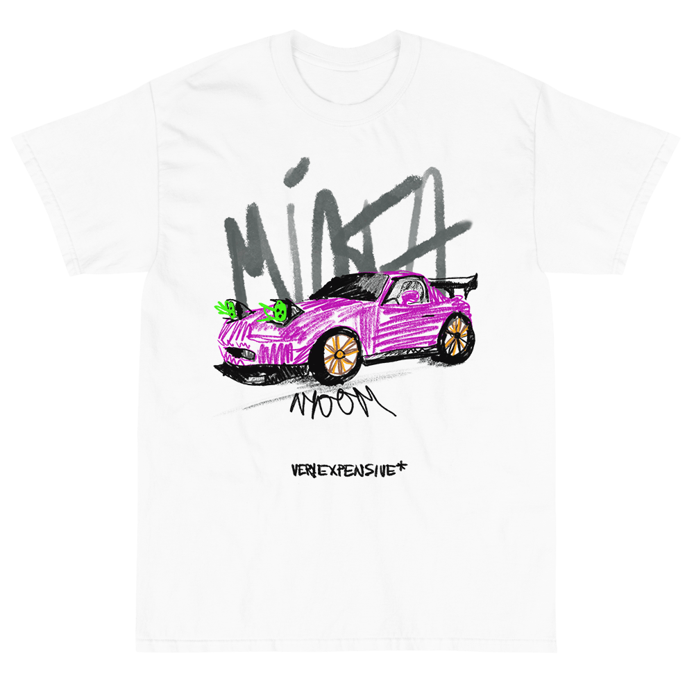 Mazda Miata Childish Scribble Design T-Shirt - Very Expensive*