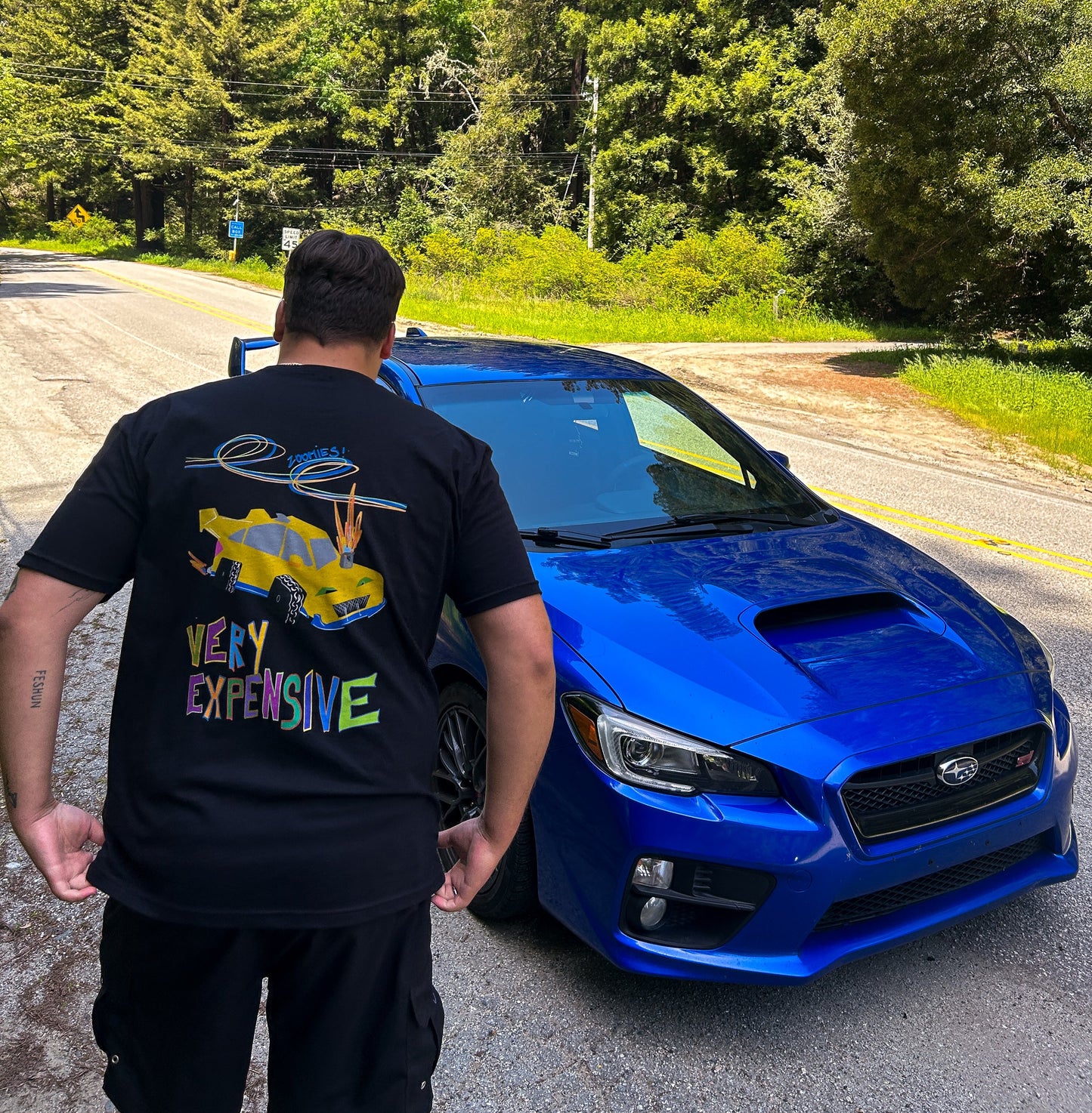 Zoomies - Funky Automotive Print T-Shirt - Very Expensive*