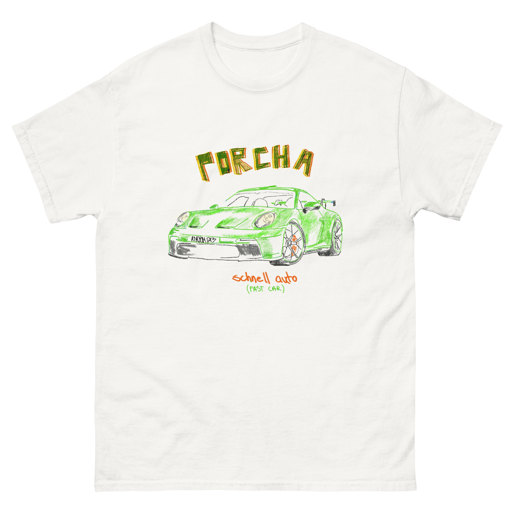 992 911 Porcha/Porsche GT3 Car Design T-Shirt - Very Expensive*