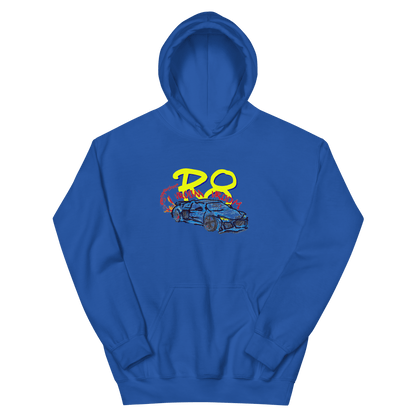 Audi R8 Childish Drawing Hoodie - Very Expensive*