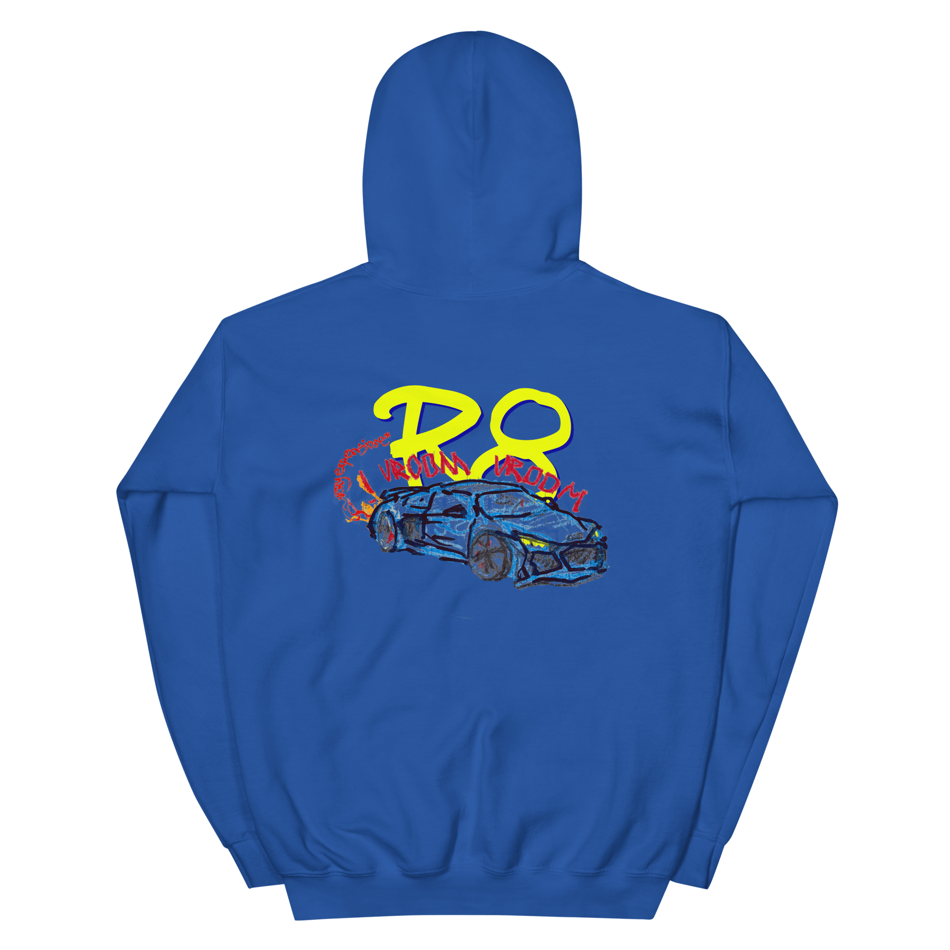 Audi R8 Childish Drawing Hoodie - Very Expensive*