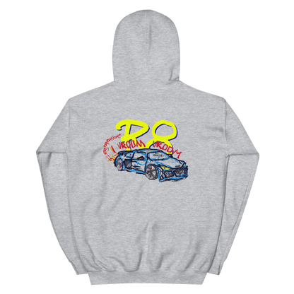 Audi R8 Childish Drawing Hoodie - Very Expensive*
