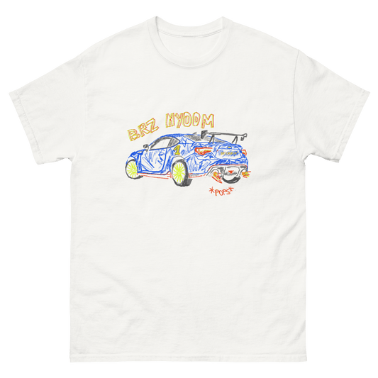 BRZ Subaru Nyoom Scribbles Car Design T - Shirt - Very Expensive*