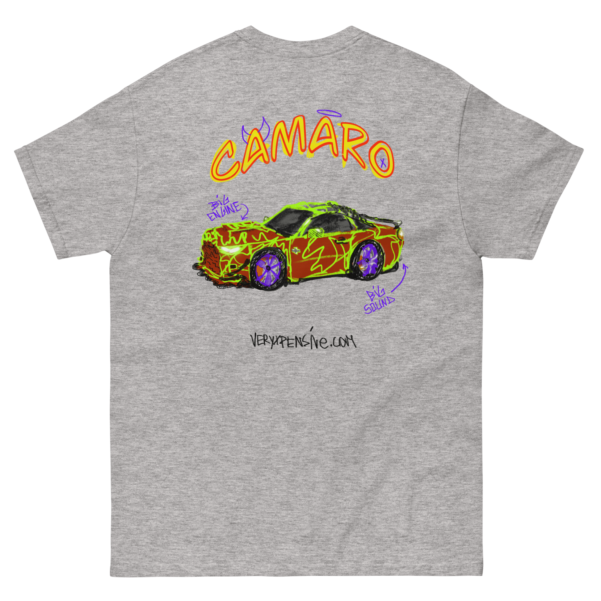 Chevrolet Camaro Doodles Design T-Shirt - Very Expensive*