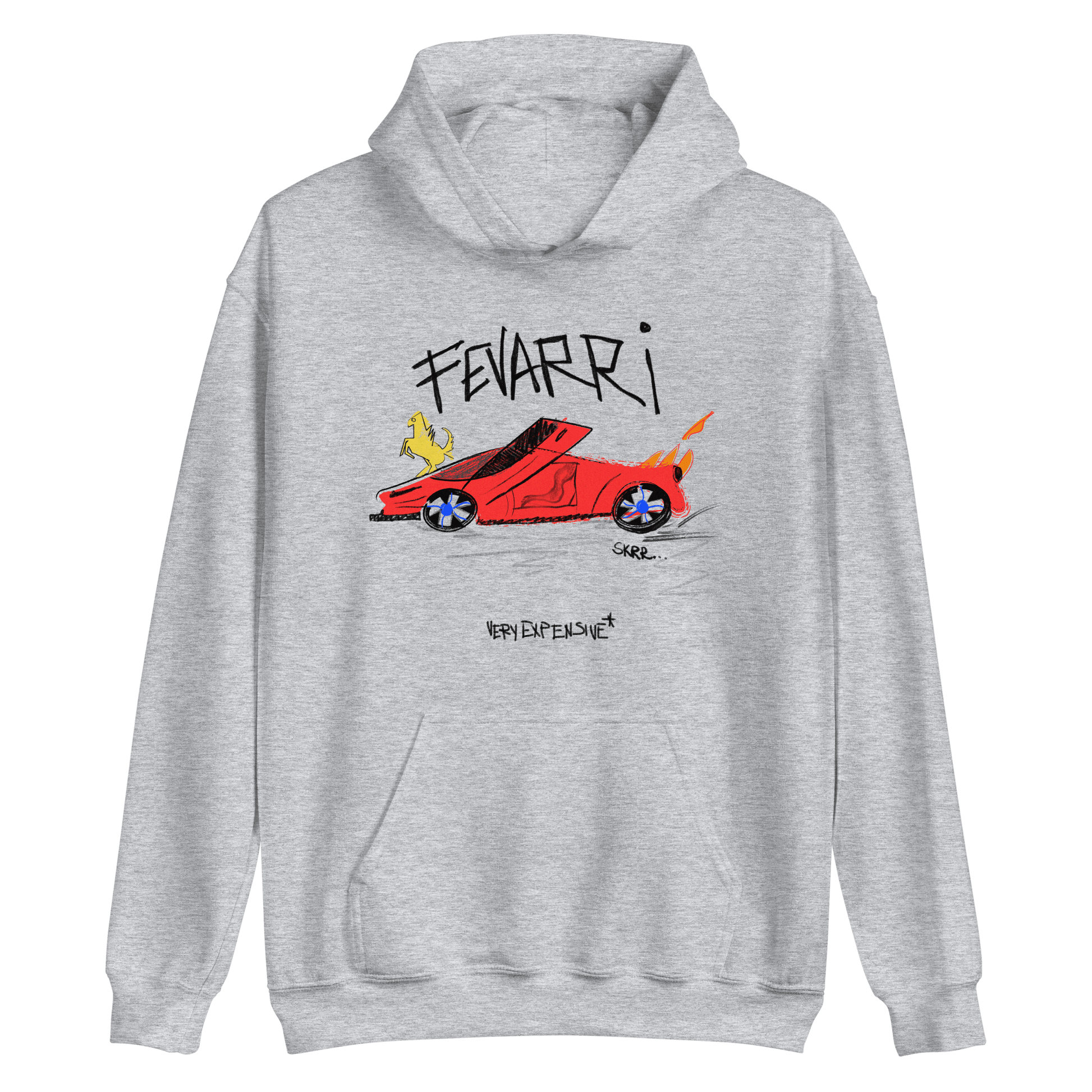 "Fevarri" Childish Drawing Design Hoddie - Very Expensive*