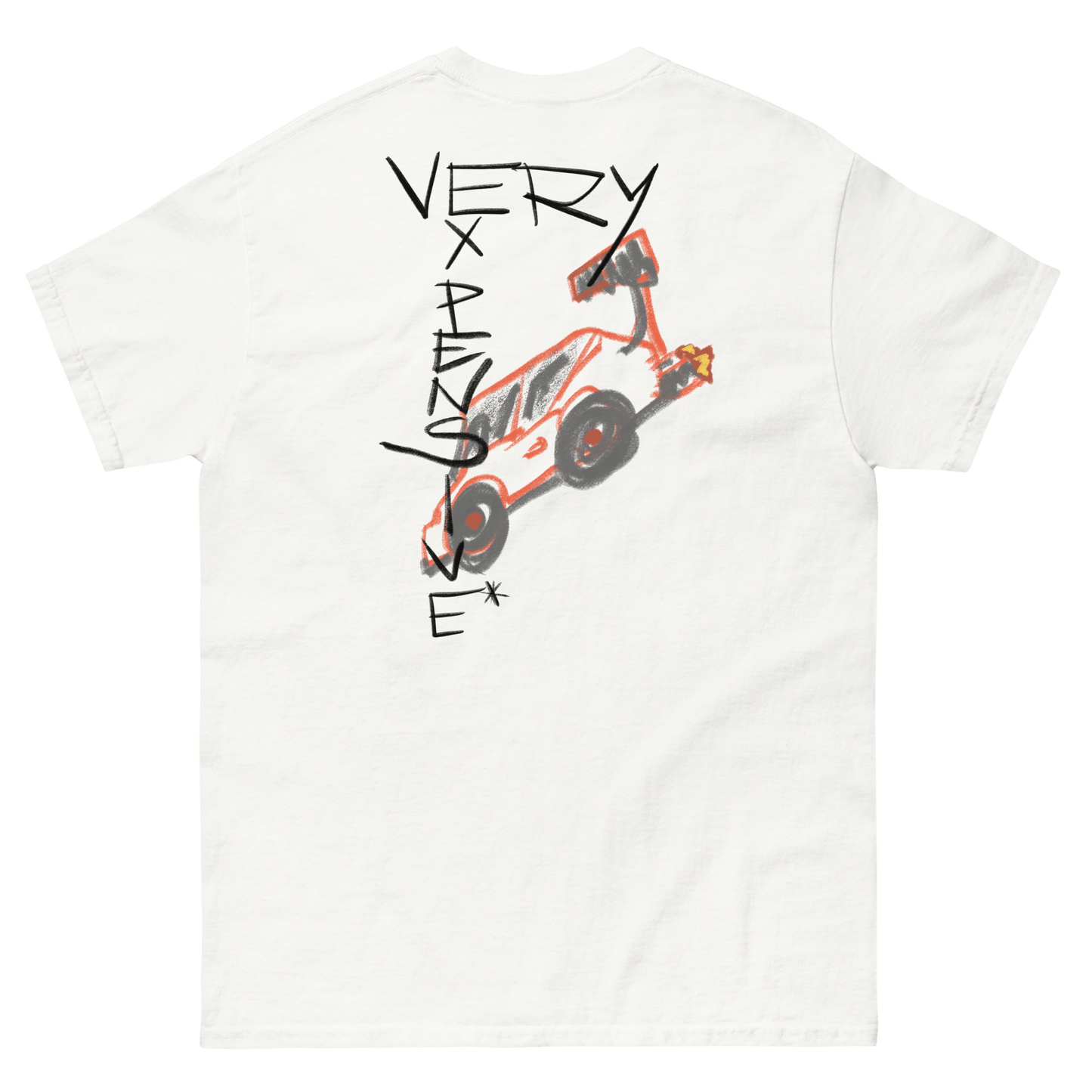 "Fevarri" Childish Drawing Design T-Shirt - Very Expensive*