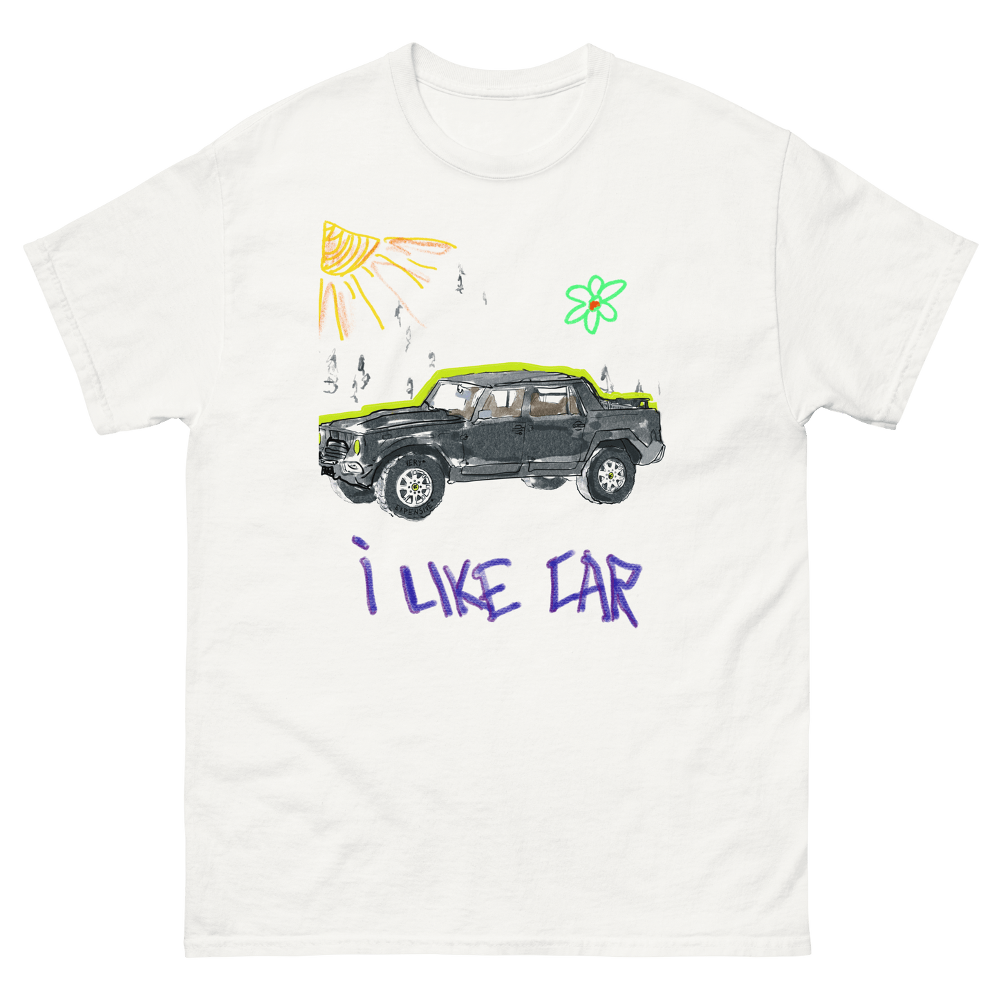 I Like Car Sunny Day Automotive Club Design T-Shirt - Very Expensive*