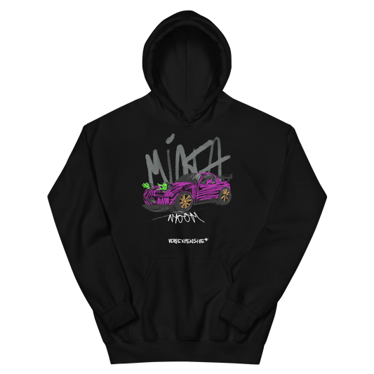 Mazda Miata Childish Scribble Design Hoodie - Very Expensive*