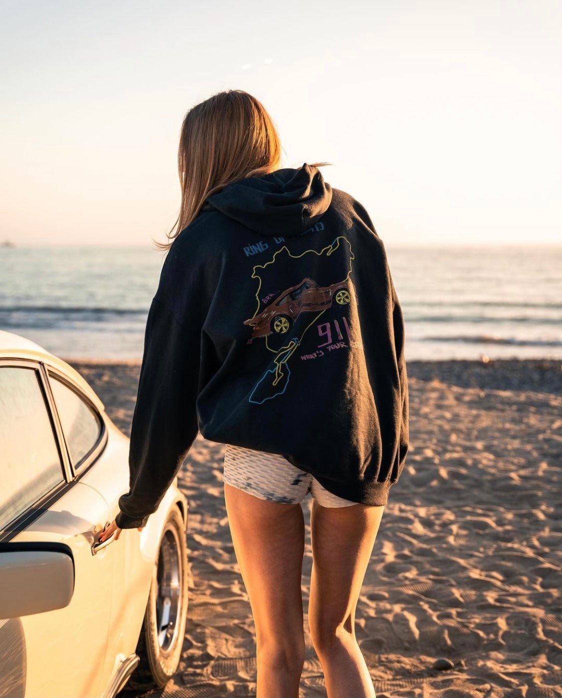 "Ring of Nyooms" Porsche 911 Nurburgring Car Design Hoodie - Very Expensive*