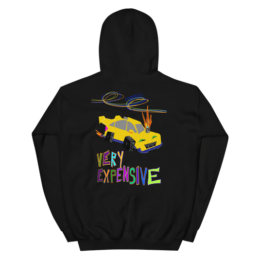 Zoomies - Funky Automotive Print Hoodie - Very Expensive*